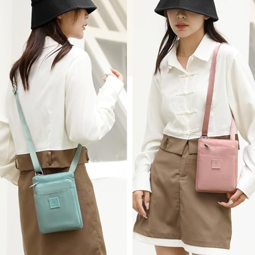 KARRESLY Small Crossbody Bags for Women Mini Waterproof Cell Phone Purse Nylon Shoulder Handbags Lightweight Casual Wallet2