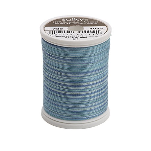 Hilo Sulky Blendables para coser, 500 yardas, azul océano miniatura 1