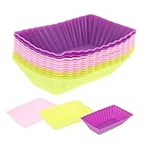 Photo Gallery vicasky 12pezzi stampo per muffin in silicone pirottini riutilizzabili per cupcake stampini da forno forniture per dolci per torte e Photo Gallery vicasky 12pezzi stampo per muffin in silicone pirottini riutilizzabili per cupcake stampini da forno forniture per dolci per torte e