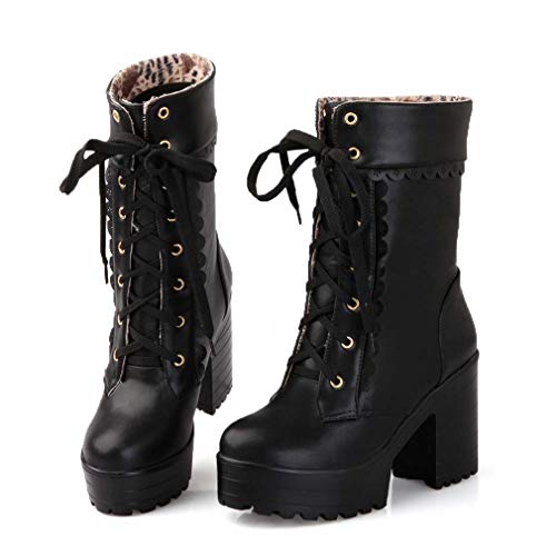 Elyffany Lolita High Heeled Boots Cosplay Lace Sweet Lady Shoes Fashion Brogue Shoes2