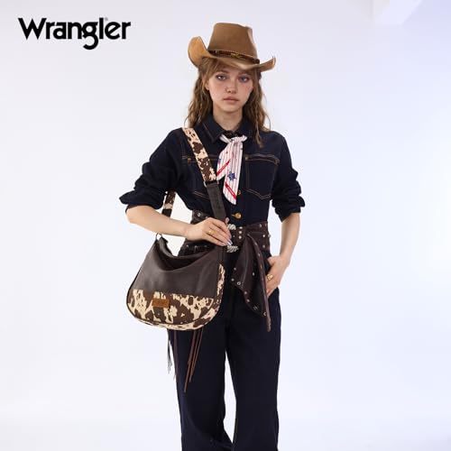 Image of Wrangler Hobo Bags Crossbody Bag for Women Shoulder Purse Handbags with Adjustable Strap