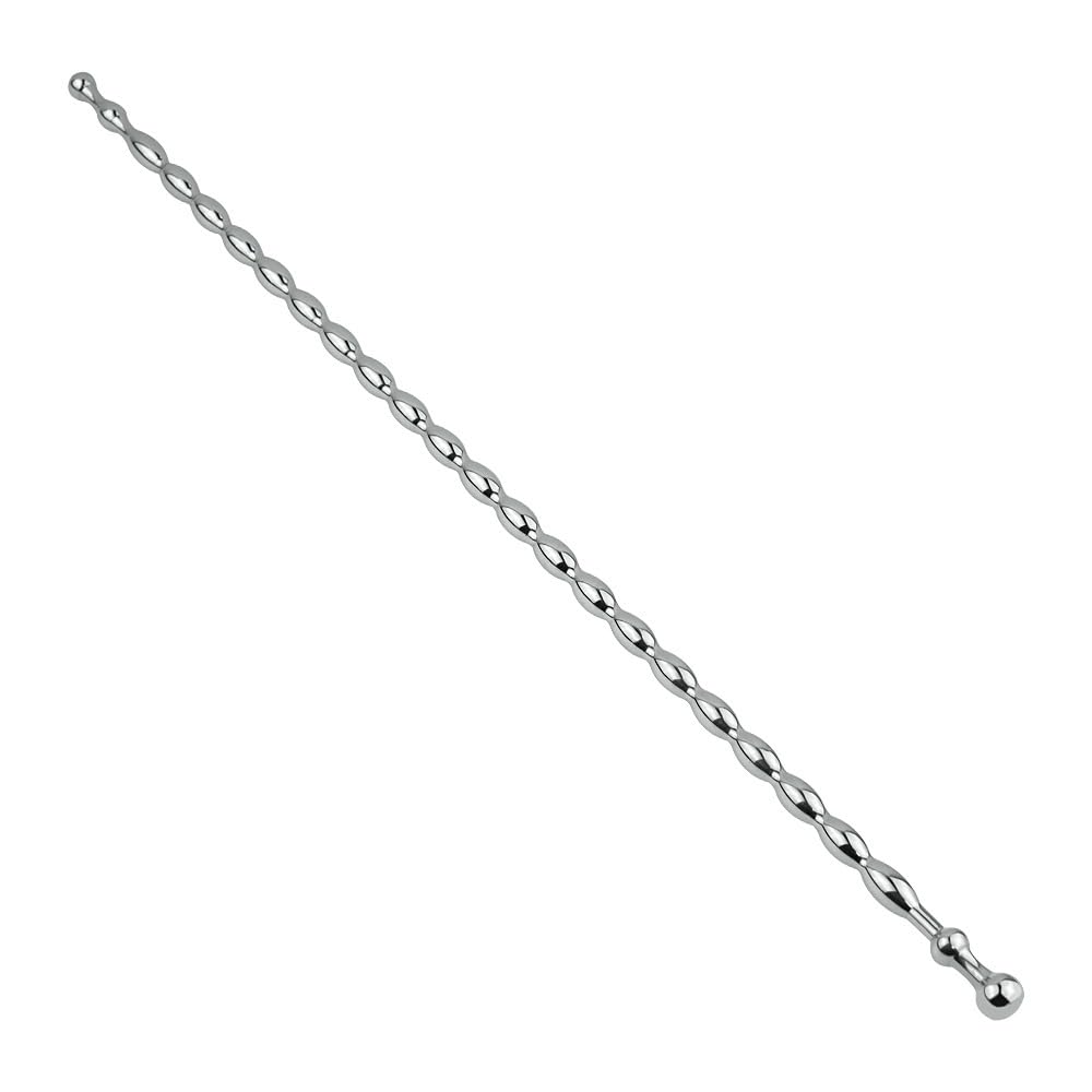 Tapón uretral para pene, sonido uretral para adultos, cuentas metálicas con anillo de cresta de gallo, dilatador uretral, expansión del placer sexual, masturbación, orgasmo, juguete de empuje.