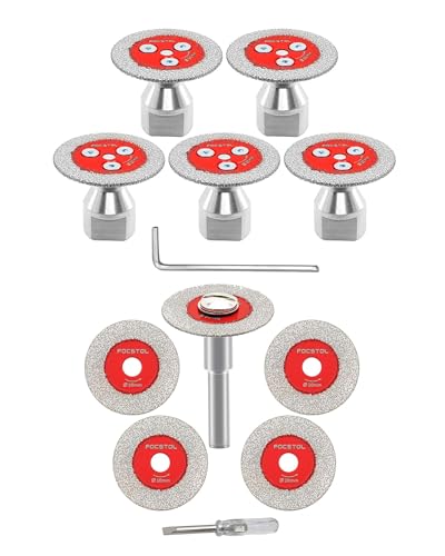 Disque diamant pour verre et carrelage FOCSTOL M14 | Kit de 10 pièces 30mm et 50mm