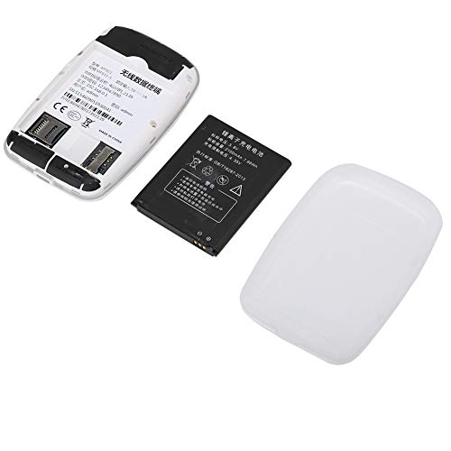 Image of Portable Mobile WiFi Hotspot 4G LTE Router Wireless Internet Box Compatible with All Networks, Travel WiFi for Tablets Laptops Phones (White) (White)
