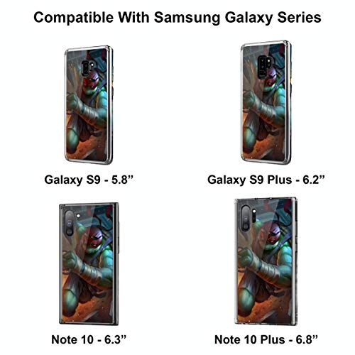 Phone Case Ninja Turtle Raphael Art Compatible With Iphone 6 6S 7 8 X Xs Xr 11 Pro Max Se 2020 Samsung Galaxy Charm Bumper Transparent #TOP3