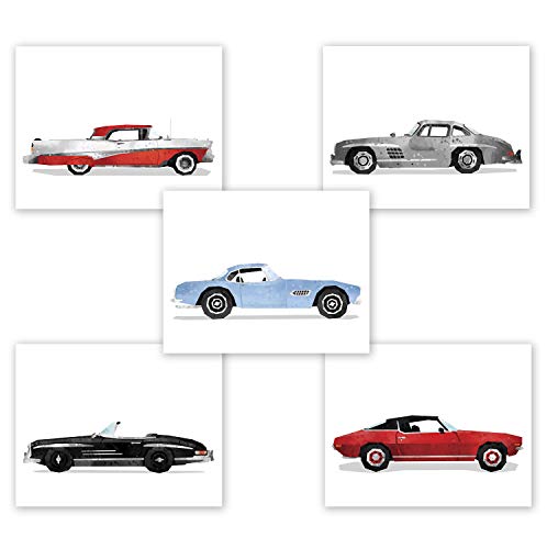 vintage car prints nursery
