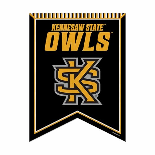 Rico Industries NCAA Kennesaw State Owls 18" X 24" Rafter Felt Pennant