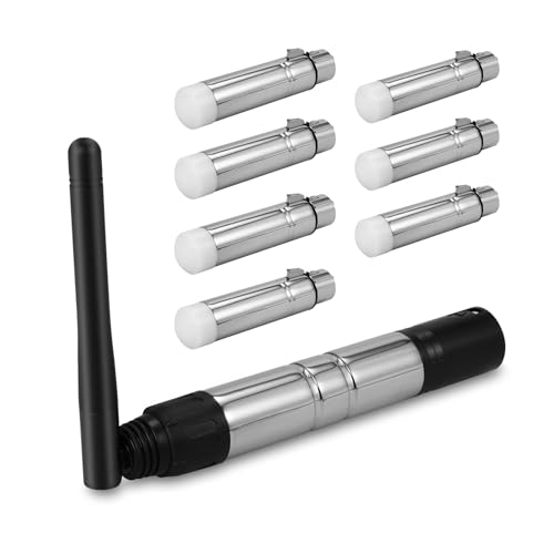 Lixada 8PCS DMX512 Transmitter Receiver DMX Dfi DJ 2.4G Wireless Controller Kit Portable ISM Wireless for Party DJ Show Club Disco KTV Stage Light Lighting Fixture Control