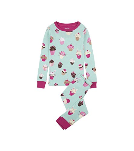 Hatley girls Girls Organic Cotton Long Sleeve Printed Pajamas