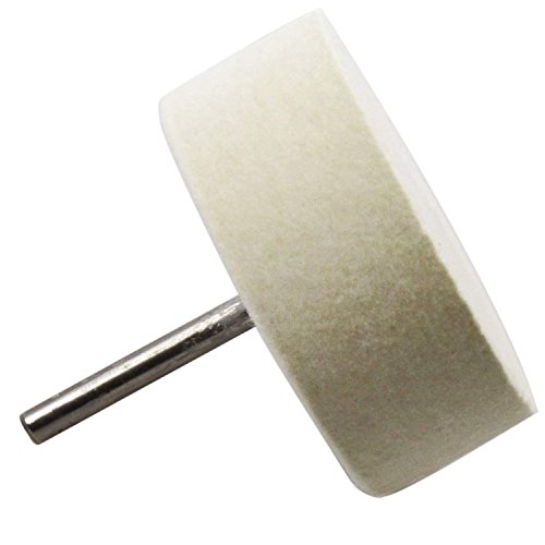 Sutemribor 75mm Felt Polishing Wheel for Use with Cerium Oxide Polishing Powder