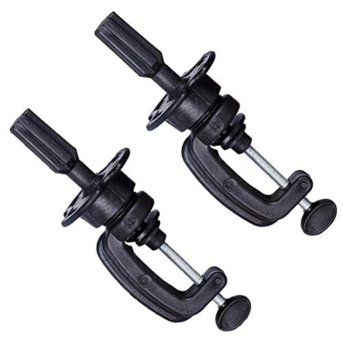 Lot de 2 supports réglables pour tête d'entraînement, mannequin de vitrine, support de tête/support pour tête d'entraînement, noir