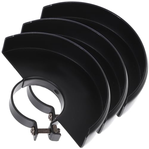 SOIMISS 3 Piezas Protector para Rueda de Ángulo Eléctrico Cubierta Antipolvo Compatible con Amoladoras y Pulidoras Fijación con Tornillos Seguridad y Protección contra Chispas