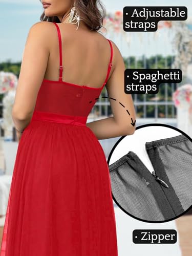Image of ChiaoLezhee Womens Sexy Maxi Corset Dress, Cocktail Prom Wedding Guest, Bridesmaid Formal Dresses for Women, Birthday Outfits