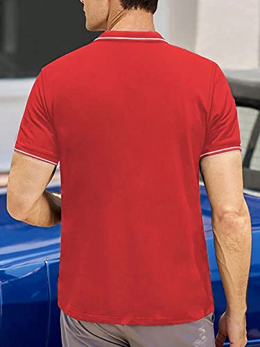 Image of Lymio Men's Polyester Regular Fit T Shirt || Polo T-Shirt || Pain T-Shirt (Plainpolo)