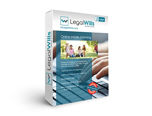 USLegalWills.com Last Will and Testament (Redeemable Code) - Easy Custom DIY American Legal Will Kit