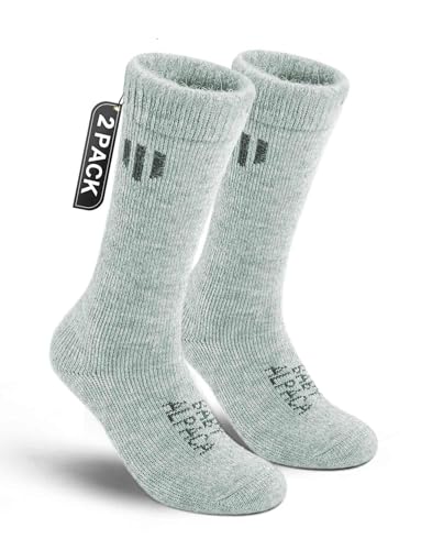 Alpaca Wool Heavyweight Thermal Boot Socks (Unisex)