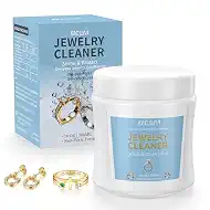BCOM Jewelry Cleaner, Ring Cleaner pH-Balanced Gentle Formula, Effective Jewelry Cleaner Solution for Gold, Platinum, Diamonds & Most Gemstones, Great for Rings, Necklaces, Bracelets & Earrings (10oz)