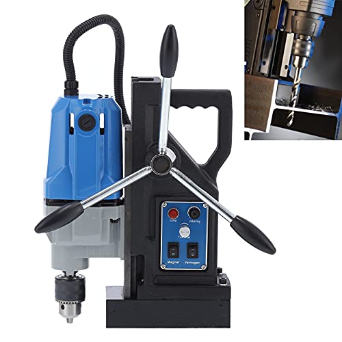 Foto von Magnetbohrmaschine Kernbohrmaschine 1100W Elektrischer Magnetbohrer Tragbares Magnetbohreinheit Kernbohrgerät Magnetkernbohrsystem Kernbohrer 100-720 U/min (EU-Stecker)