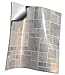 Price comparison product image 48 Grey Tile stickers For Kitchen Bathroom Tile STICKERS 6 x 6 inch es 15 x 15 cm Tiles Peel N Stick Tile Stickers Waterproof