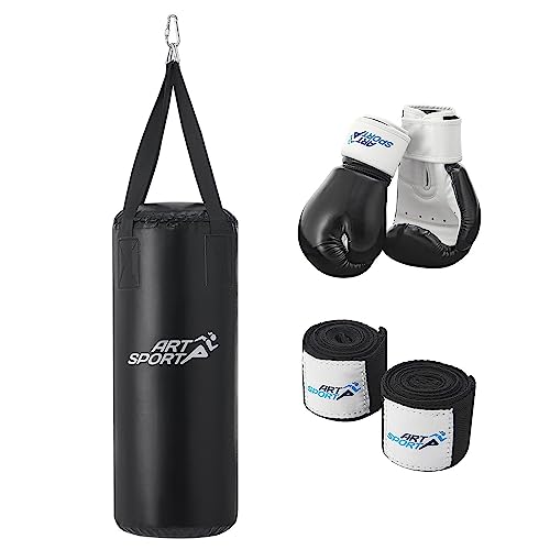 ArtSport Boxsack Set gefüllt & hängend - Kinder Boxset 10 kg...