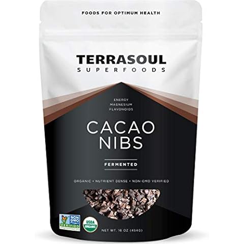 Terrasoul Superfoods Raw Organic Cacao Nibs, 16 Oz, Superfood Crunch for Smoothie Bowls, Nut Butter Spreads, Oatmeal and DIY Chocolate Creations Cover