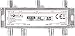 Produktbild Eurosell - Digitaler 6-fach SAT Antennen Kabel TV BK Verteiler Splitter HDTV 6fach F Verteiler Fernsehen Fernseher Full HD Switch 6er sechser sechsfach Weiche Umschalter F-Stecker Stammleitungsverteiler