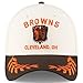 New Era Men's Cream/Brown Cleveland Browns 2025 NFL Draft 39THIRTY Flex Hat