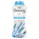 Downy Light Laundry Scent Booster Beads, Ocean Mist Scent, 30.1 OZ, In-wash fabric beads designed to be gentle with a light boost of scent, No Heavy Perfumes