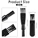 XLIUAX 20 Pcs Mens Electric Shaver Cleaning Brush, 2 Styles Mini Double Head Shaving Cleaning Brushes Hair Remover Shaving Razor Brush for Razor Shaver Trimmer Hair Clipper