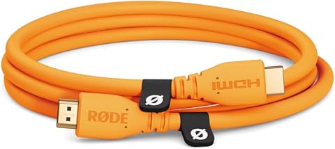 RØDE HDMI-1.5 Premium Yüksek Hızlı HDMI Kablosu Ethernetli (1,5m/5ft, Turuncu)
