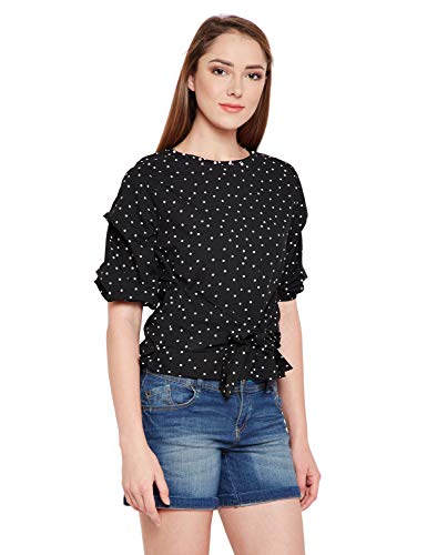 Image of oxolloxo Women's Cotton Short Sleeve Check Top