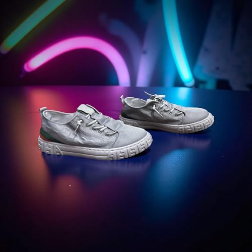 Image of Lace-Up Sneakers, Low-Top Casual Shoes