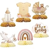 【MATÉRIAU RÉUTILISABLE & DURABLE】 Fabriqués en carton épais de qualité, ces deco baby shower sont solides et peuvent être conservés pour une réutilisation future. Une option aussi belle qu’économique.