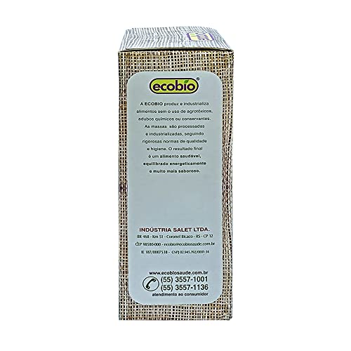 ECOBIO - Produtos Orgânicos. Massa Integral Orgânica Ecobio Produto Orgânico