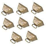 Convient à divers événements : idéal pour noël, les réunions de famille et les décorations intérieures ou extérieures, créant une ambiance de chaleureuse, petite cloche de vache, cloche de décoration d'arbre de noël