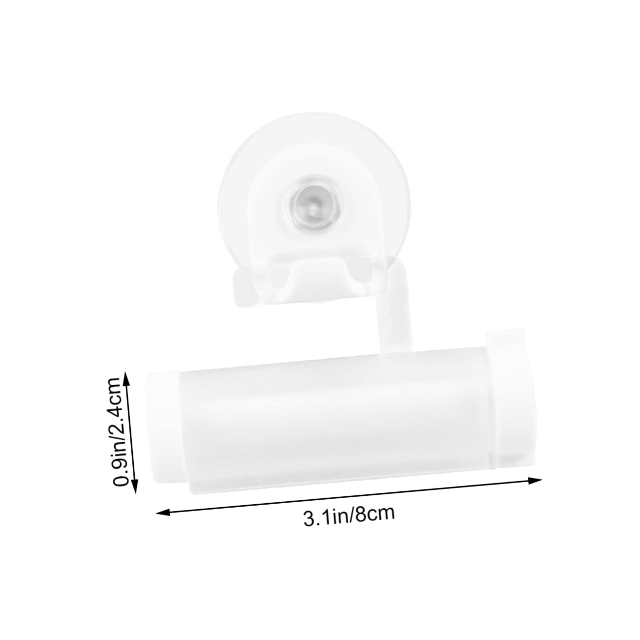 FOMIYES Othpaste Squeezer Rolling Squeezer Roller Wall Mountable White Long-Lasting