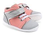  BOBUX - Chaussure grise et rose en tissu et cuir, modèle Step up, idéale pour les premiers pas, Bébé, filles-22
