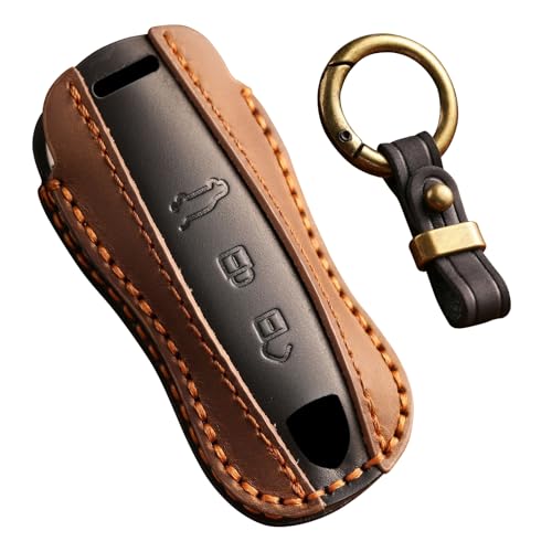 Clé intelligente en cuir au quotidien, l'accessoire idéal pour votre Porsche Taycan