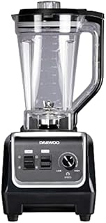 Daewoo Professional 2L Jug Blender, Smoothie & Soup Maker, Large 2L Capacity, Variable Speed Control, Pulse Function, 6 Diamond Cut Blades, BPA Free Jug 2000W Power, Black, SDA2467