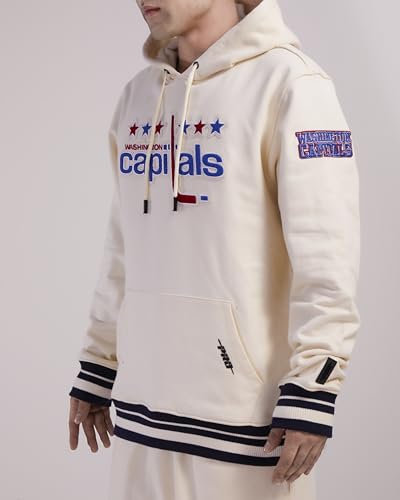 Image of Pro Standard Men's NHL Retro Classics Brushed Back French Terry Pull Over Hoodie
