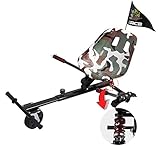 GeekMe Hoverkart, Hoverboard Asiento, Off-Road Hoverkart, Hoverkart con absorción de Impactos, Hoverkart se Adapta a Hoverboard de 6.5.8.5.10 Pulgadas, Regalo para niños