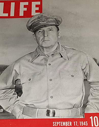 original LIFE MAGAZINE of September 17, 1945 with Commander of Japan Gen. Douglas MacArthur on the cover. MOVIE: "State Fair". Ballet Costumes inspire college clothes.