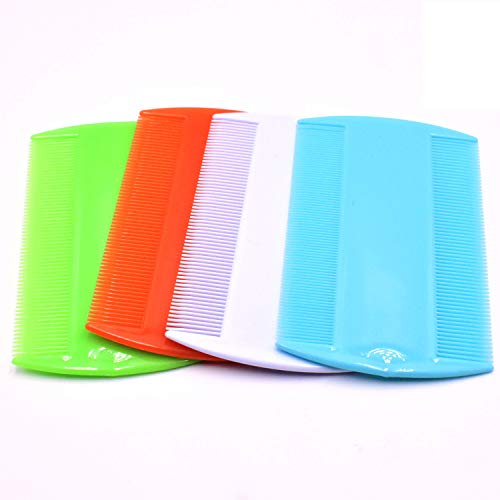 Art&Beauty 4pcs Double Sided Pet Combs, Cat Dog Pet Grooming Fine Tooth Hair Combs