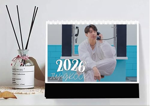 ジョングク グク 日本仕様 2026年 卓上カレンダー A5サイズ 書き込み可能 祝日記載あり 韓国グッズ ダイアリー 防弾少年団 バンタンのサムネイル