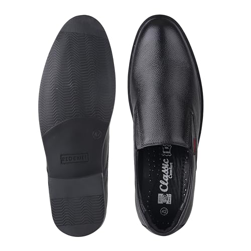 Image of Red Chief Genuine Leather Formal Slip-On Shoes for Men | Elegant & Comfortable Office Wear | RC3502