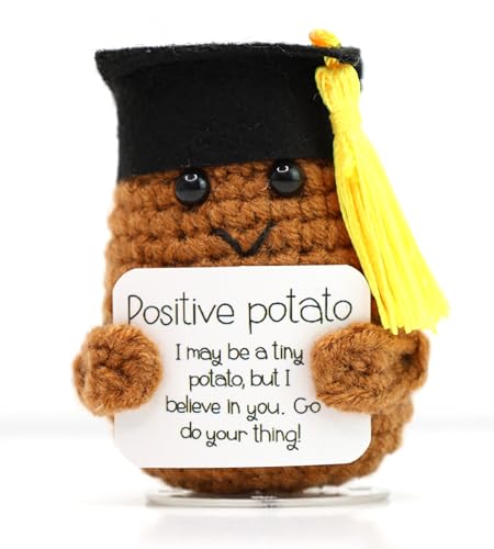 The trend collection Graduation Gifts 2025 – Positive Potato with Stand | Handmade...