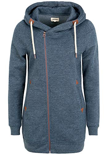 OXMO OXVicky Sweat Zip-Hoodie Damen Sweatjacke Kapuzenjacke Hoodie mit...