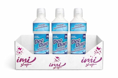 Deo Due Chimiclean Lavatrice O Ammorbidente Fiori Azzurri 1 L Confezione Da 3 Pz (3 Ammorbidente Fiori Azzurri)