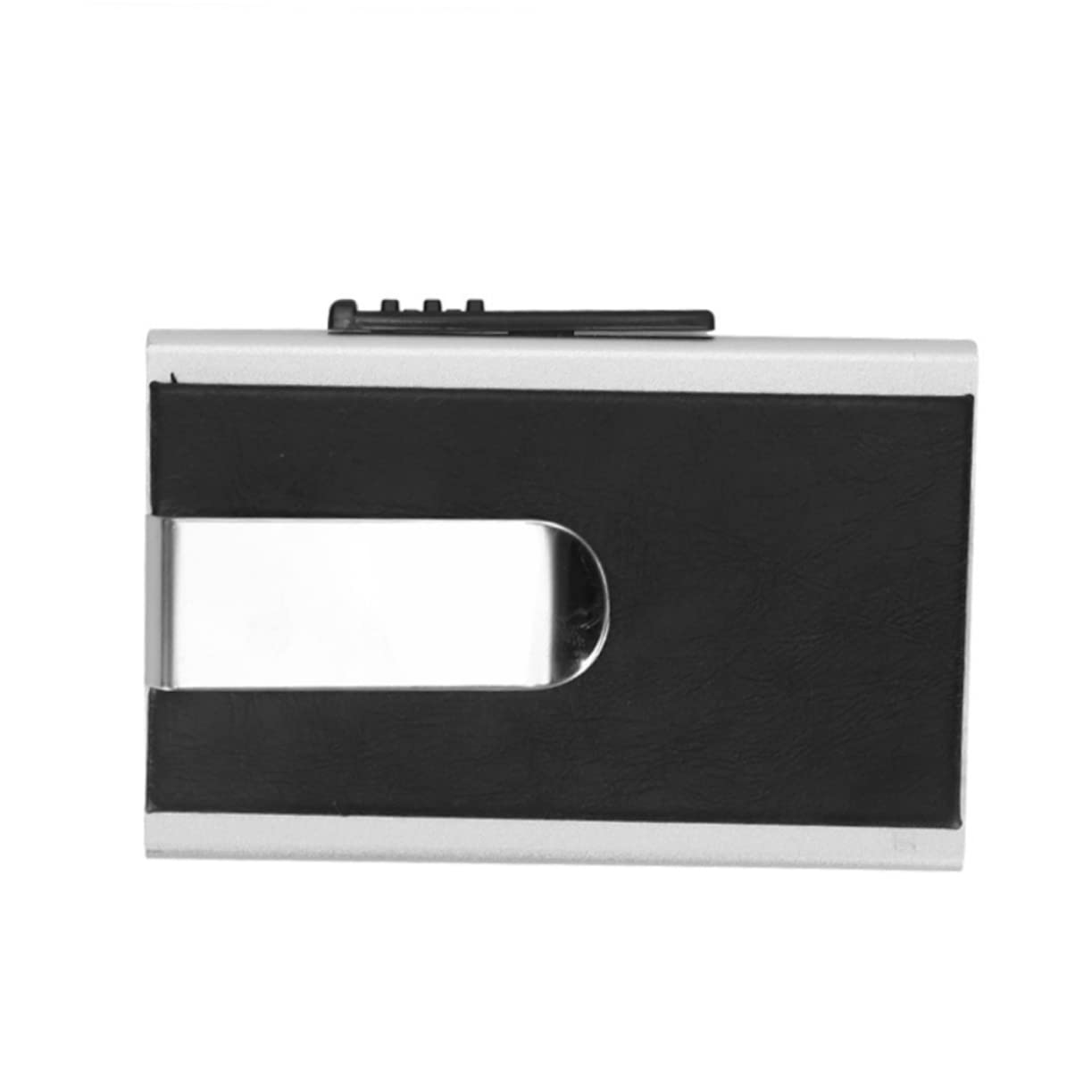 GALPADA 3pièces Men Aluminum Alloy Wallet Porte-Cartes Anti-vol Et Anti-démagnétisation Aluminium Élégant Et Léger pour Hommes Noir