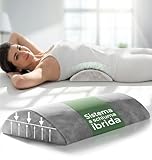 WELL B4 Cuscino Lombare ergonomico, supporto lombare per letto e divano per sostenere la schiena bassa da sdraiati, cuscino supporto lombare per lordosi, Lumbar support pillow, cuscino schienale